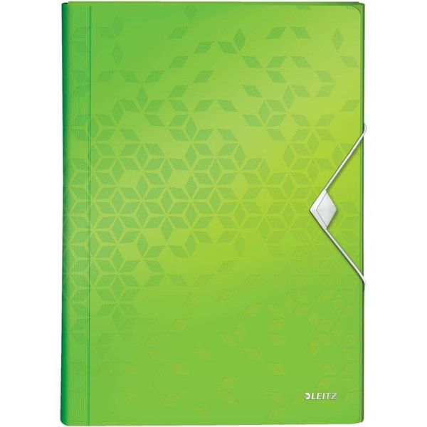 Leitz 4589-00-54 Cartella Per Progetti Leitz Wow, A4, Pp, 6 Scomparti, Verde-Metallico-image