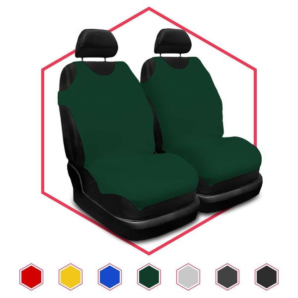 Coprisedili Auto Coprisedili Universali Coprisedili Auto Verde 1+1 Per Renault Laguna-image