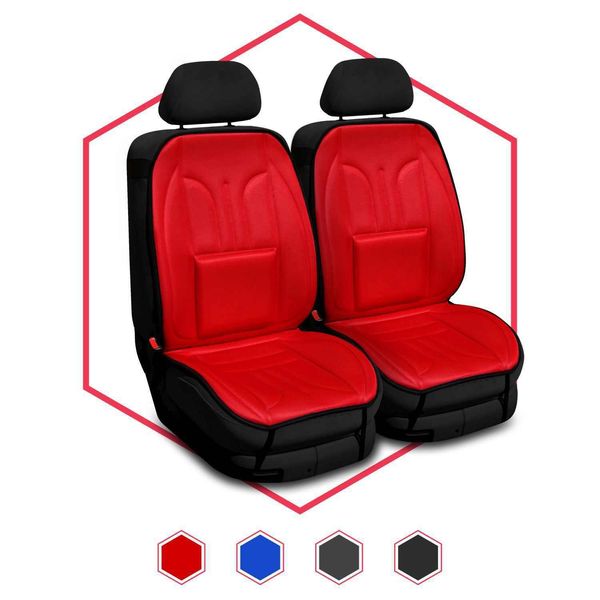 Coprisedili Auto Tappetino Universale Per Auto Rosso Anteriore 1+1 Per Renault Laguna-image