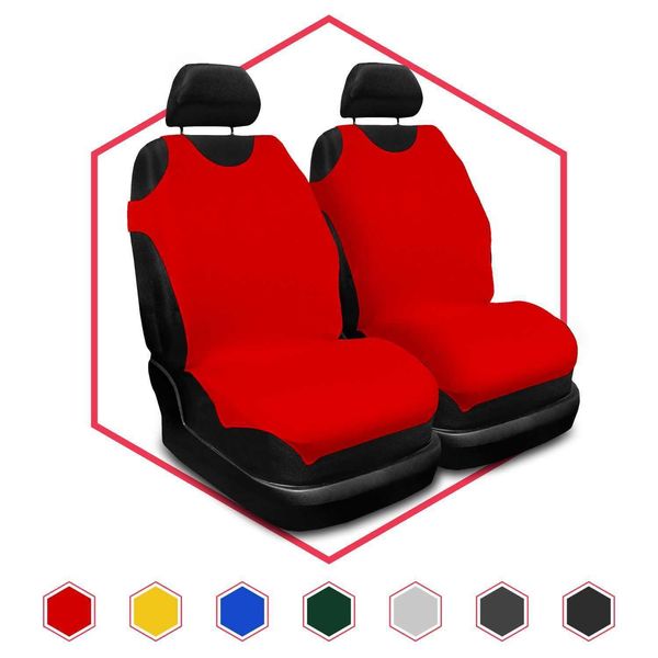Coprisedili Auto Coprisedili Universali Tappetino Per Sedili Auto Rosso 1+1 Per Renault Laguna-image
