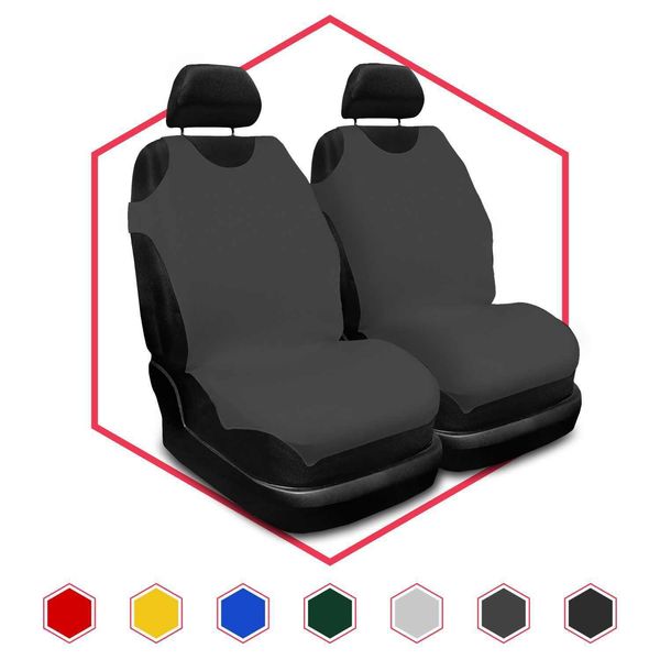 Coprisedili Auto Coprisedili Auto Universali Set Grigio 1+1 Per Hyundai Santa Fe-image