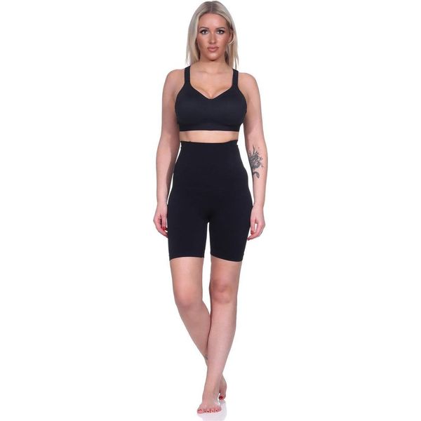 Le Donne Hanno Un Effetto Di Allontanamento Della Pancia Che Modella Istantaneamente Il Corpo Senza Cuciture A Vita Alta; Nero Xl/Xxl-image