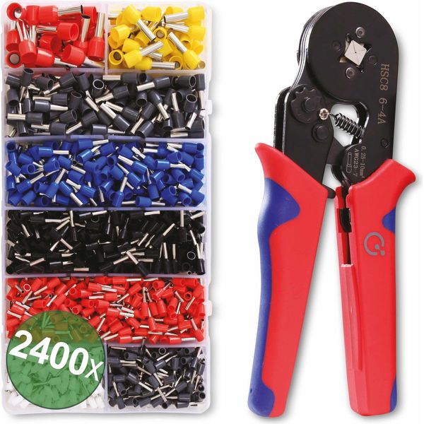 Quadrios 22T007 22T007 Crimper Set Ferrules 0.25 Up To 10 Mm² Incl. Ferrule Set-image