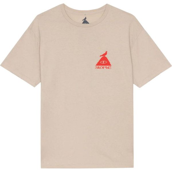 T-Shirt Uomo Poler X Staple Outdoor Stuff In Cotone Beige Stampato Xl-image