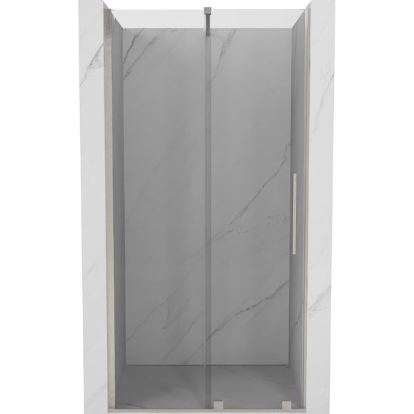 Mexen Velar Porta Doccia Scorrevole 110 Cm, Trasparente, Nichel Spazzolato - 871-110-000-01-97-image