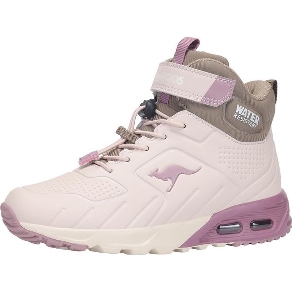 Kangaroos Kx-Molbo Mid Ev High-Top Bambini Unisex Sneaker Fodera Calda 10421 Grigio, Misura Della Scarpa:33 Eu-image