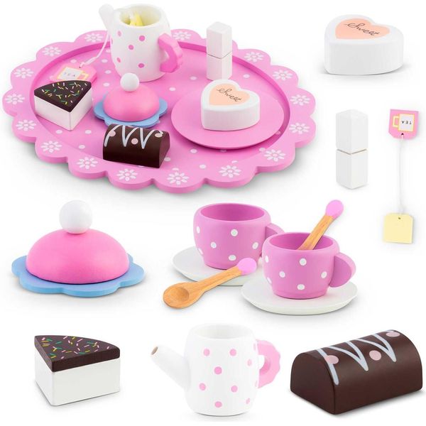 Set Da Tè Giocattolo In Legno RK-869 Ricokids-image