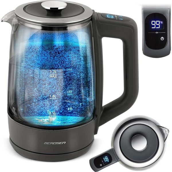 Bollitore Elettrico In Vetro Berdsen BD-711 1,7L-image