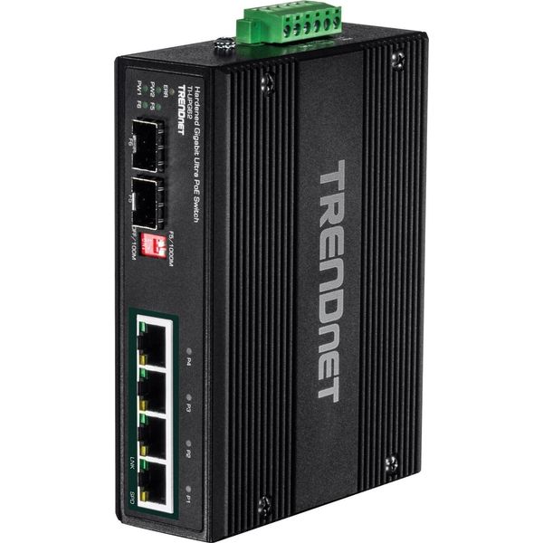 Trendnet TI-UPG62 Trendnet Switch 6-Port Industrial Gbit Upoe Metall IP30-image
