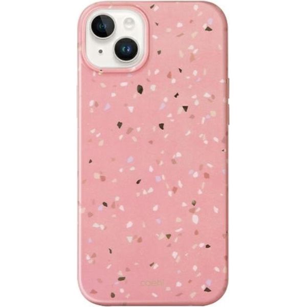 Uniq Etui Coehl Terrazzo Iphone 14 Plus/ 15 Plus 6.7 RóżOwy/Coral Pink-image