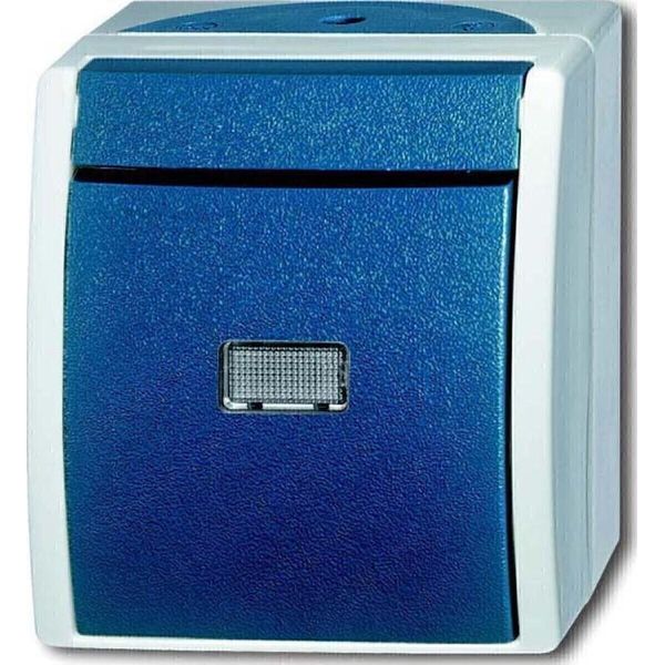 BUSCH-JAEGER Interruttore A Bilanciere Grbl/Gn 1S Ap Ocean M.Bel IP44 Mt-image