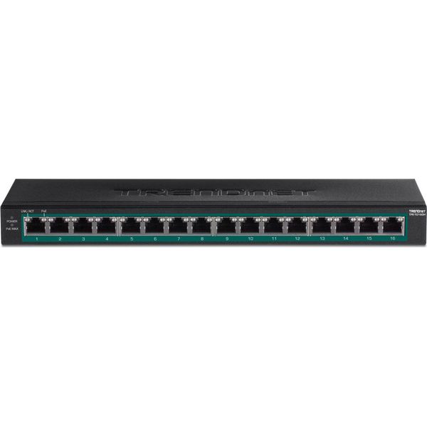 Trendnet TPE-TG160H Trendnet 16-Port Gigabit Poe+ Switch(123W)-image