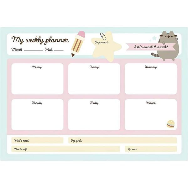 Pusheen - Agenda Settimanale Della Collezione Foodie-image