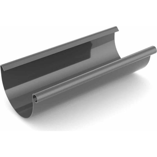 Bryza Gutter, Grondaia In Plastica Ø 125 Mm, Lunghezza 2 M, Antracite Ral 7021-image