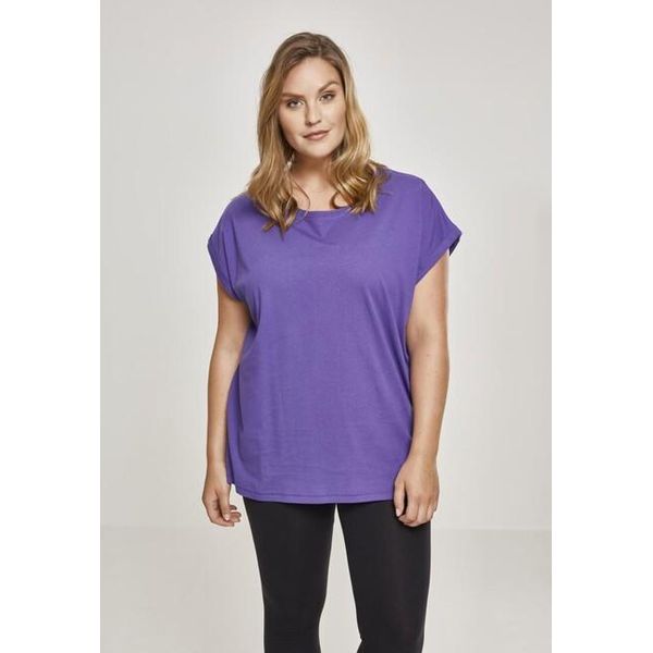 Urban Classics Donna - Camicia A Spalla Estesa Viola - M-image