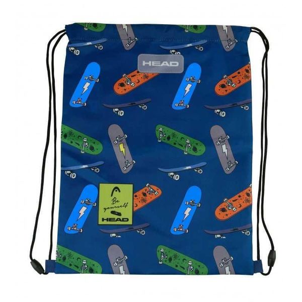 Astra Head SK8 Palestra Borsa Sport Zaino Borsa Skateboards Luce Colorata Bambini Ragazzi-image