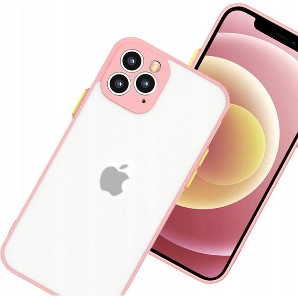Milky Case Custodia In Silicone Flessibile Traslucido Per Samsung Galaxy A42 5G Rosa-image