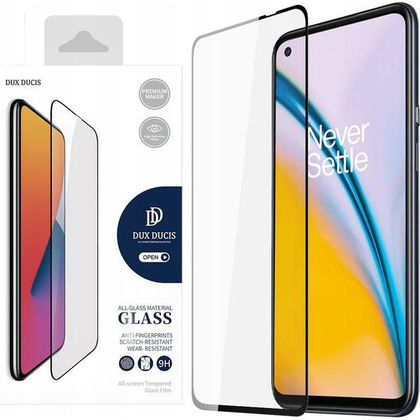 Dux Ducis 9D Vetro Temperato 9H Per L'intero Schermo Con Oneplus Nord N200 5G Frame Nero (Compatibile Con La Custodia)-image