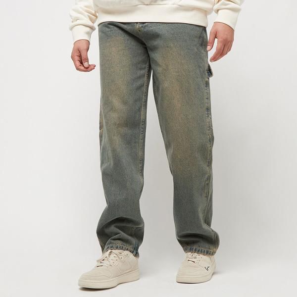 Jeans Uomo Karl Kani Og Baggy Workwear Denim Dirty Vintage Blue - S-image
