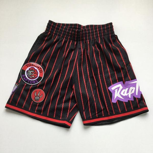 Pantaloncini Mitchell & Ness Toronto Raptors City Collection Mesh Short Nero/Rosso - L-image