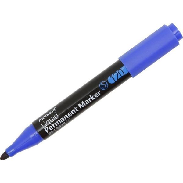 Marcatore Permanente Monami, 2 Mm, Blu-image
