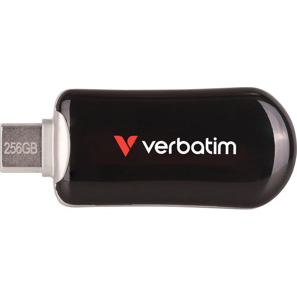 Verbatim 30226 Usb-Stick 256GB Verbatim 3.2 Typ C Plectra Flash Drive Black-image