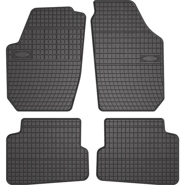 2006-2014 Skoda Fabia Tappetini In Gomma Nero 4 Pz-image