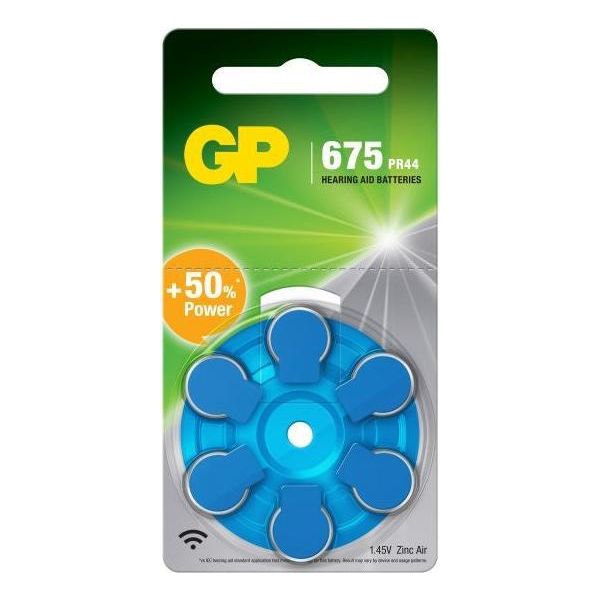 Gp Batterie Per Apparecchi Acustici ZA675 Batteria Monouso PR44 Zinco-Aria-image