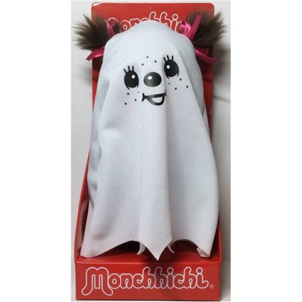 Ragazza Amica Del Fantasma | 20 Cm | Bambola Monchhichi | Vestito Alla Moda-image