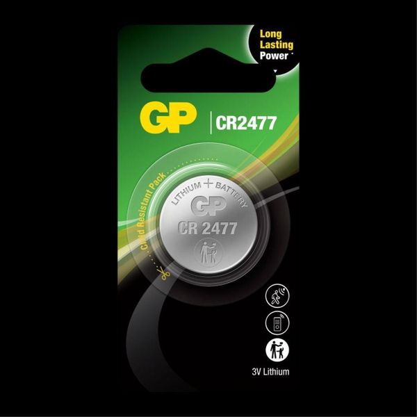 Gp Batterie 103239 Batteria Domestica Batteria Monouso CR2477 Biossido Di Litio-Manganese (Limno2)-image
