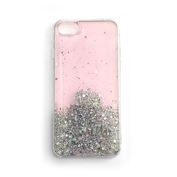 Wozinsky Star Glitter Cover Custodia Con Glitter Samsung Galaxy A42 5G Rosa-image