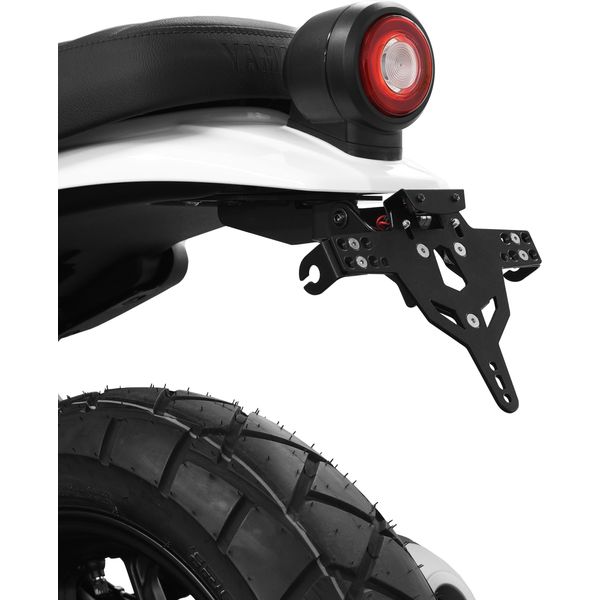Porta Targa Zieger Pro Compatibile Con Yamaha XSR125 Svizzera-image