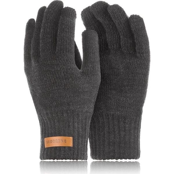 BrøDrene Guanti Invernali Da Uomo Siga Grigio Scuro-image