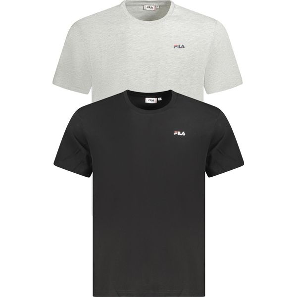Fila Men's SHORT-SARM T-SHIRT Black : Colore - Nero, Taglia - M Taglia: M Colore: Nero-image
