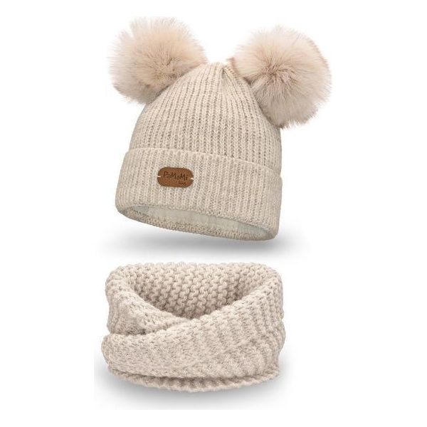 Pamami Set Invernale Per Bambini Stephenpo Beige Taglia Unica-image