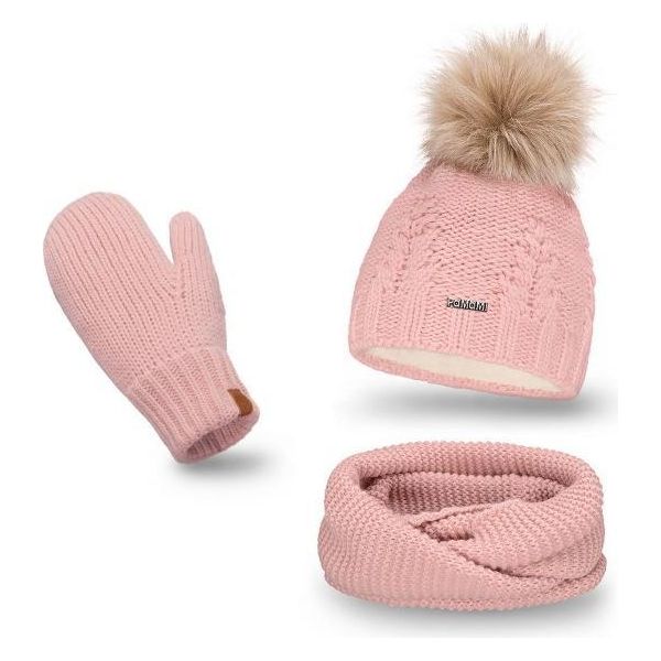 Pamami Set Invernale Donna Boutaje Rosa Taglia Unica-image