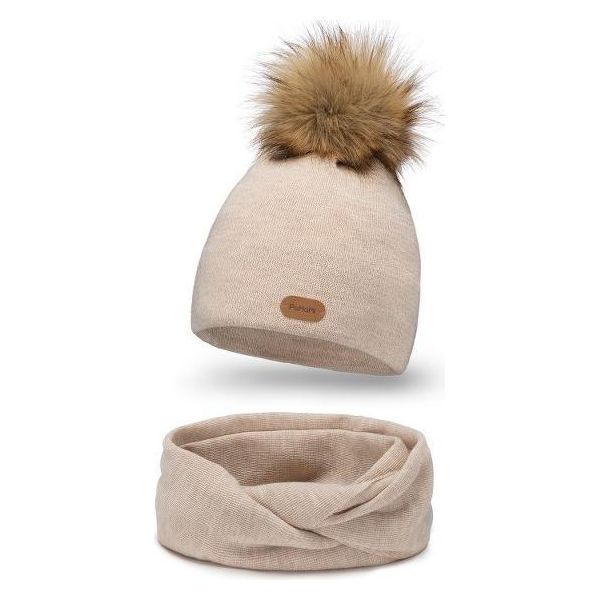 Pamami Set Invernale Donna Kamyar Beige Taglia Unica-image