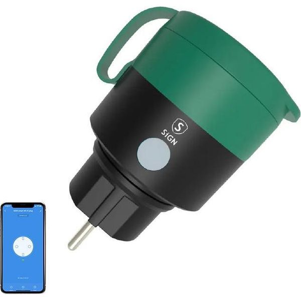 Presa Smart Wifi Da Esterno IP44 16A-image