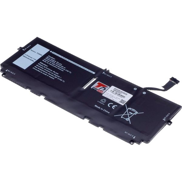 Batteria T6 Power Per Dell Xps 13 9300, Li-Poly, 7,6 V, 6842 Mah (52 Wh), Nero-image