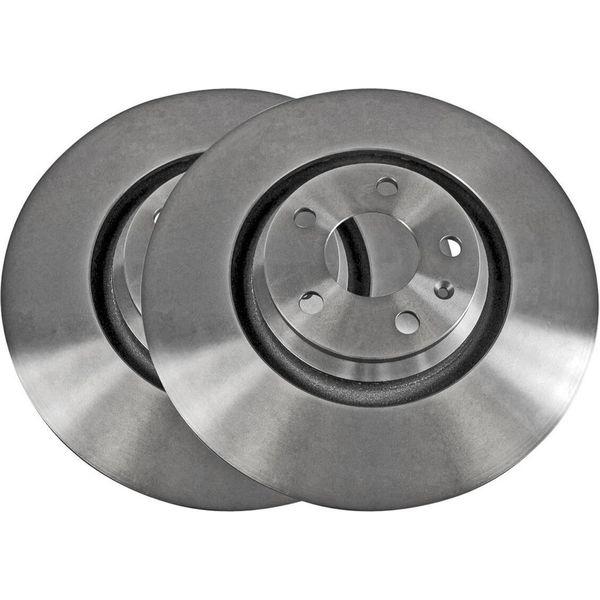 2X Disco Freno Vaico V10-80105 Anteriore Per Audi Tt Coupé (8J3) Tt Roadster (8J9)-image