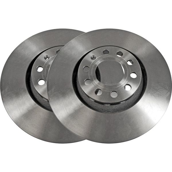 2X Disco Freno Vaico V10-80073 Anteriore Per Vw Passat Variant (3B6) Passat (3B3)-image