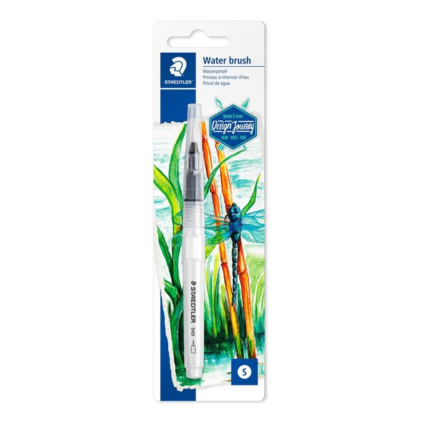 Staedtler 949 BK-1-C Staedtler Spazzola Per Serbatoi D'acqua Design Journey, Punta S, Confezione In Blister-image