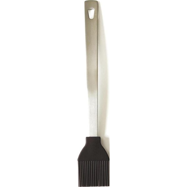 Pennello Da Pasticceria In Acciaio Inox/Silicone, Nero - Mastrad-image