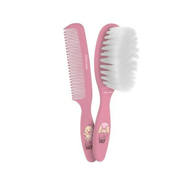 Set Spazzola E Pettine Per Bambini Beter Rosa-image