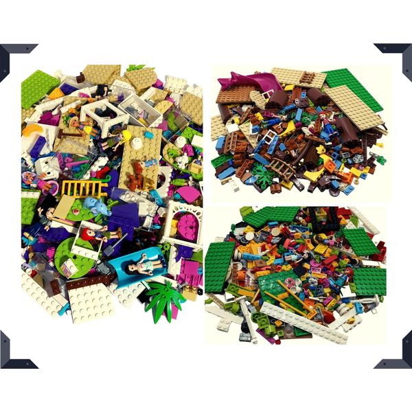 Set Supplementare Misto Colorato Lego® Original Friends Mix Nuovo! Quantità 100X - Ogni Mix Assemblato Singolarmente-image