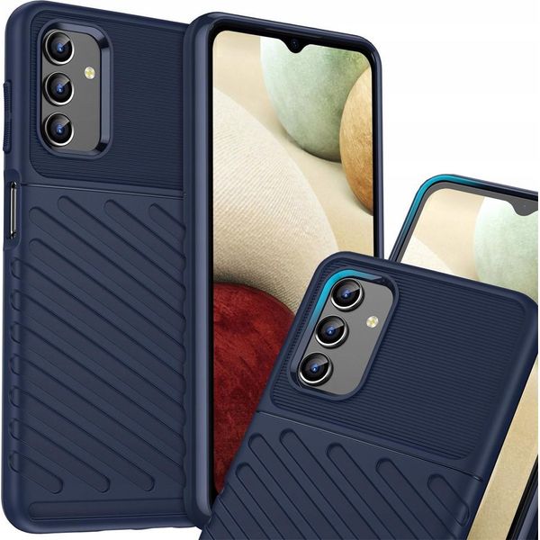 Thunder Case Custodia Flessibile Blindata Samsung Galaxy A13 5G Blu-image
