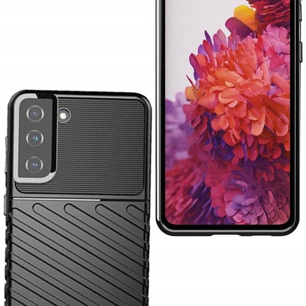 Thunder Case Custodia Flessibile Blindata Per Samsung Galaxy S22+ (S22 Plus) Nero-image