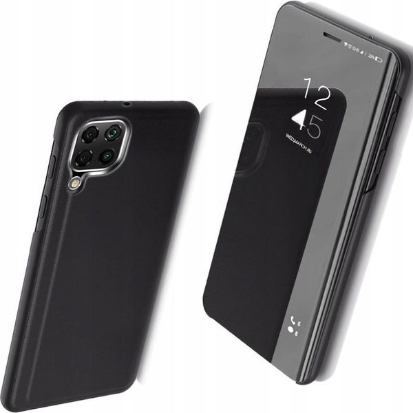 Custodia Clear View Con Flip Cover Samsung Galaxy M53 5G Nero-image