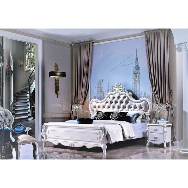 Mobili In Stile Italiano Comodini Camera Da Letto 2X Set Console Comodino Nuovo-image