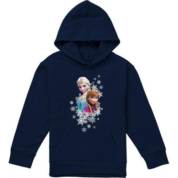 Frozen - Felpa Con Cappuccio Per Bambini TV21577 (128) (Nero)-image